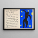 Icaro - Henri Matisse — quadro incorniciato alla parete