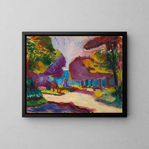 Giardino del Luxembourg, Parigi - Henri Matisse — quadro incorniciato alla parete