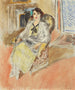Ragazza seduta con vestito giallo - Henri Matisse — vista dell’opera