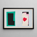 Il cuore - Henri Matisse — quadro incorniciato alla parete