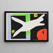 Il nuotatore nella vasca - Henri Matisse — quadro incorniciato alla parete