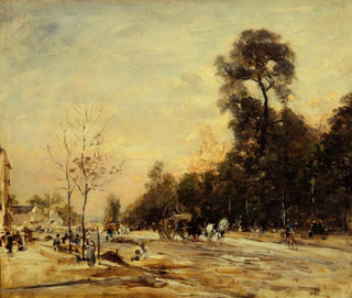 Henri MichelLvy - La route de la Rvolte le soir.webp