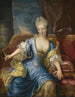 Ritratto di una dama seduta su un divano - Henri Millot — vista dell’opera