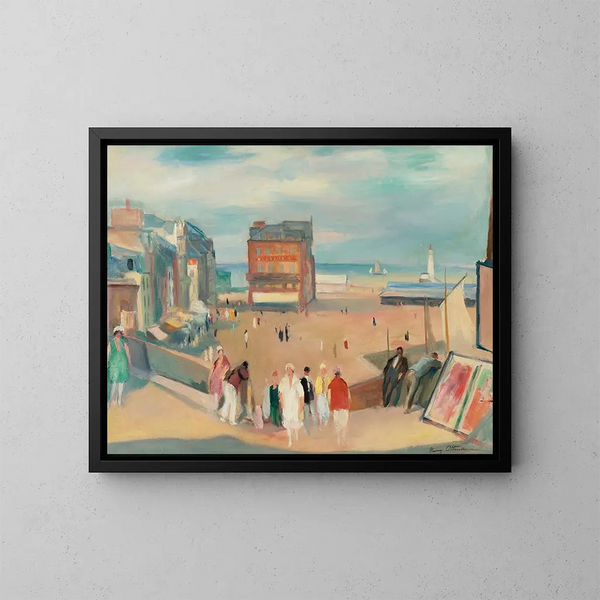 Le Tréport - Henri Ottmann — quadro incorniciato alla parete