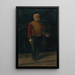 Autoritratto con maestro d'armi - Henri Petit — quadro incorniciato alla parete