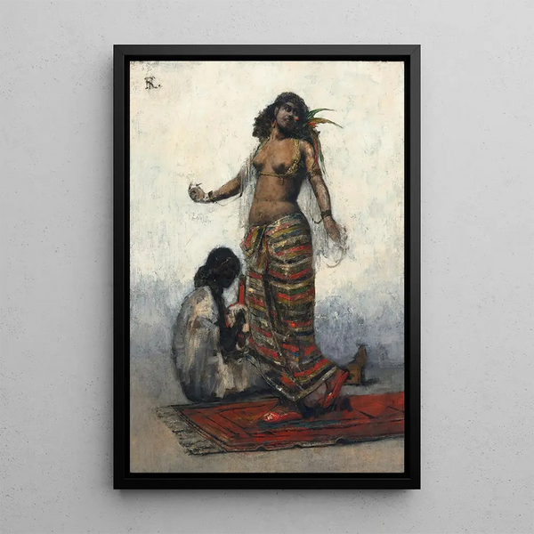 La jeune esclave - Henri Regnault — quadro incorniciato alla parete