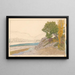 Buis-les-Baronnies, l'Ouvèze - Henri Rivière — quadro incorniciato alla parete