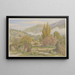 Buis-les-Baronnies valle dell'Ouvèze - Henri Rivière — quadro incorniciato alla parete
