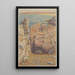 Falaises de Camaret - Henri Rivière — quadro incorniciato alla parete