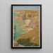 Falaises de Port Haor Morgat - Henri Rivière — quadro incorniciato alla parete