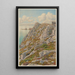 Falaises de l'île Vierge Baie de Douarnenez Morgat - Henri Rivière — quadro incorniciato alla parete