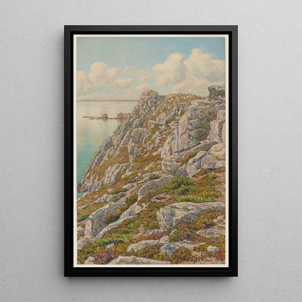 Henri Rivire - Falaises de lIle Vierge Baie de Douarnenez Morgat.webp