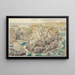 Goulphar, Belle-Île-en-Mer - Henri Rivière — quadro incorniciato alla parete
