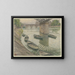 Parigi, Quai du Louvre - Henri Rivière — quadro incorniciato alla parete