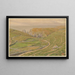 Pointe du Raz, vallone vicino alla punta del Raz - Henri Rivière — quadro incorniciato alla parete