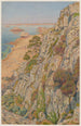 Roc Neveu La falaise de l'oiseau Loguivy - Henri Rivière — vista dell’opera