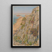 Roc Neveu La falaise de l'oiseau Loguivy - Henri Rivière — quadro incorniciato alla parete