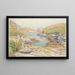 Sterne e onde a Belle-Île-en-Mer - Henri Rivière — quadro incorniciato alla parete