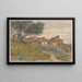 Vieilles maisons à Bormes - Henri Rivière — quadro incorniciato alla parete