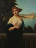 Giovane donna in un paesaggio - Henri Rondel — vista dell’opera