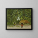 Raccolta di banane - Henri Rousseau — quadro incorniciato alla parete