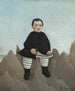 Ragazzo sulle rocce - Henri Rousseau — vista dell’opera