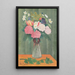 Fleurs dans un vase - Henri Rousseau — quadro incorniciato alla parete