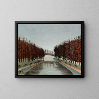 Le Canal - Henri Rousseau — quadro incorniciato alla parete