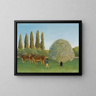 Prairie - Henri Rousseau — quadro incorniciato alla parete