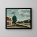 Periferia di Parigi - Henri Rousseau — quadro incorniciato alla parete