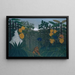 Il Pasto del leone - Henri Rousseau — quadro incorniciato alla parete