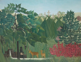 La Cascade - Henri Rousseau — vista dell’opera