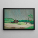 Un mattino di pioggia - Henri Rousseau — quadro incorniciato alla parete