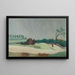 Un mattino di pioggia - Henri Rousseau — quadro incorniciato alla parete