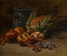 Nature morte con melograni e ananas - Henri Saintin — vista dell’opera