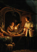 Un marché de nuit - Henri de Braekeleer — vista dell’opera