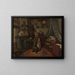 Interno - Henri de Braekeleer — quadro incorniciato alla parete