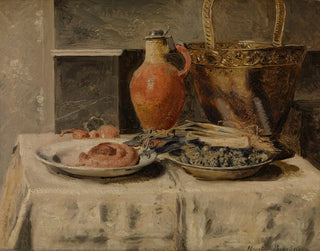 Natura morta con un vaso - Henri de Braekeleer — vista dell’opera