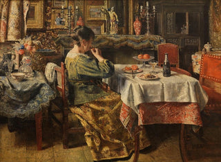 Le Repas - Henri de Braekeleer — vista dell’opera