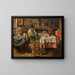 Le Repas - Henri de Braekeleer — quadro incorniciato alla parete