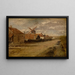 Il Mulino a Kiel - Henri de Braekeleer — quadro incorniciato alla parete
