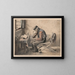 Il violinista - Henri de Braekeleer — quadro incorniciato alla parete