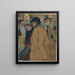 Alfred la Guigne - Henri de Toulouse-Lautrec — quadro incorniciato alla parete