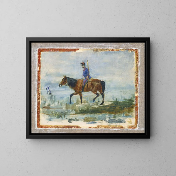 Hussards - Henri de Toulouse-Lautrec — quadro incorniciato alla parete