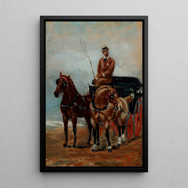 Monsieur - Henri de Toulouse-Lautrec — quadro incorniciato alla parete