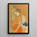 Monsieur Caudieux attore di caffè-concerto - Henri de Toulouse-Lautrec — quadro incorniciato alla parete