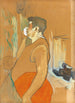 Monsieur Caudieux attore di caffè-concerto - Henri de Toulouse-Lautrec — vista dell’opera