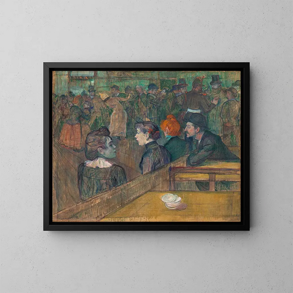 Moulin de la Galette - Henri de Toulouse-Lautrec — quadro incorniciato alla parete