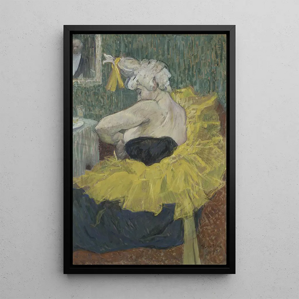Le clown Cha-U-Kao - Henri de Toulouse-Lautrec — quadro incorniciato alla parete