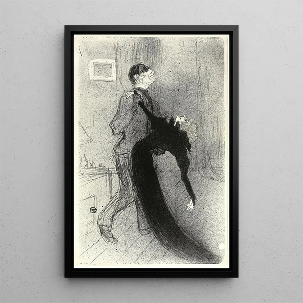 La syncope - Henri de Toulouse-Lautrec — quadro incorniciato alla parete